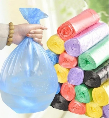 Sealing Handle Heat Seal Large Garbage Bags for Heavy Duty Waste Management in Black