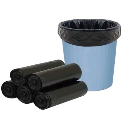 Sealing Handle Heat Seal Disposable Black Bin Bags from with BSCI/ISO/SGS Certificate
