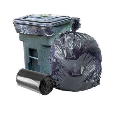 Sealing Handle Heat Seal Disposable Black Bin Bags from with BSCI/ISO/SGS Certificate