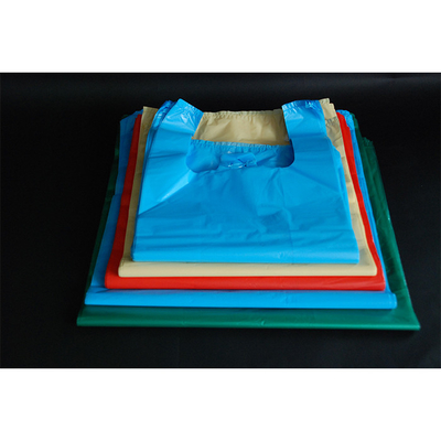 Customized T-shirt Bags for Shopping Green or As Request 5-100 Mic Thickness