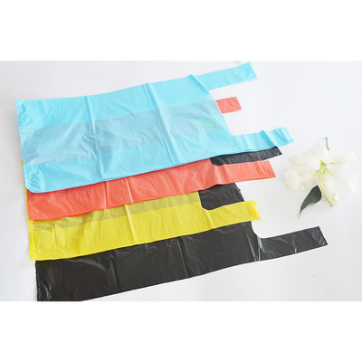 Customized T-shirt Bags for Shopping Green or As Request 5-100 Mic Thickness