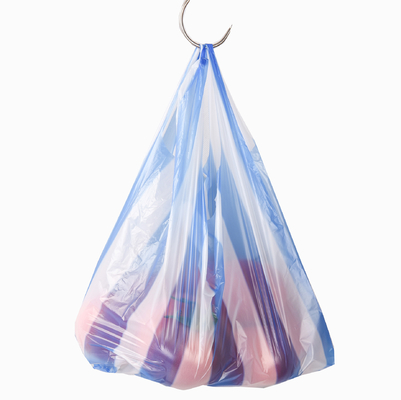 Color Stripped T-Shirt Bags OK Compost Certified Shopping Bag Customized Size