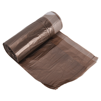 Pla Odm Scented Rubbish with Beige Biodegradable Drawstring Plastic Garbage Bag OEM