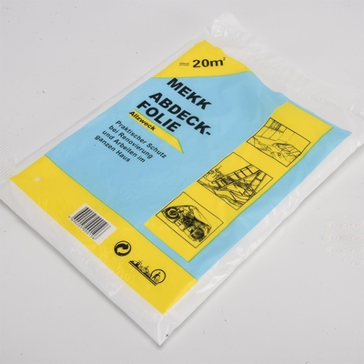 Custom Order Accepted Heavy Duty Transparent Plastic Drop Sheet 5-15 mic Thickness