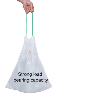 Customized HDPE Drawstring Trash Garbage Bag for Bulk Purchase and Customization