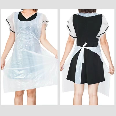 Disposable Plastic Apron for Painting Party Cooking Housework Picnic BBQ and Many More