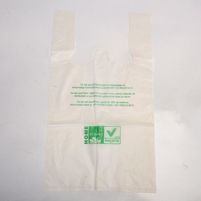 Dark Green Tote Cornstarch Bags for Environment Protection and Other Household Products