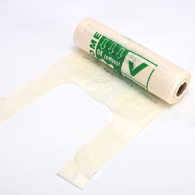 Dark Green Tote Cornstarch Bags for Environment Protection and Other Household Products