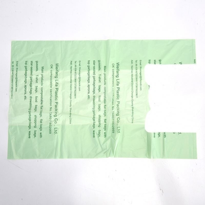 100% Biodegradable Compostable Star Seal T-Shirt Bags on Roll for Waste Collection