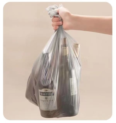 Household Office Disposable Garbage Bags with Easy Tear and Embossed Surface Handling