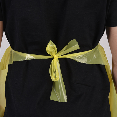 Disposable Plastic Apron Without Sleeves for Countertop Room Space HONGCHENG PE Apron