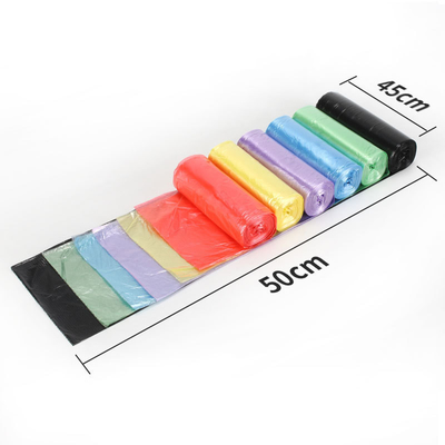 Colorful Clear Garbage Bags Embossed for Home Office Kitchen Custom Order Accepted