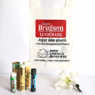 Compostable Customized PLA Biodegradable Carry Bags for Green and Sustainable Packaging