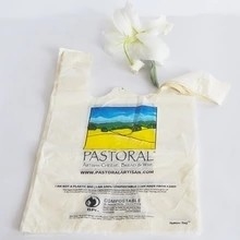 Compostable Customized PLA Biodegradable Carry Bags for Green and Sustainable Packaging