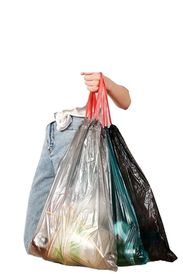 Portable Thickened Large Black Drawstring Garbage Bag for Customized Trash Collection