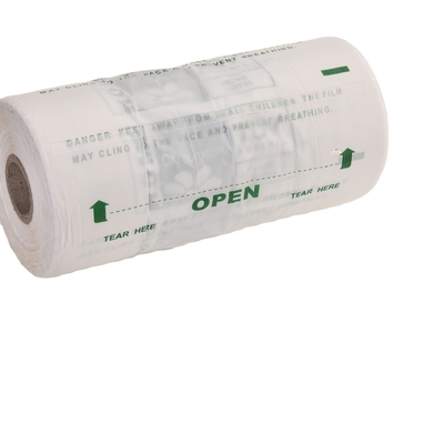 PBAT/PLA/starch biodegradable plastic bag with green color and customizable size