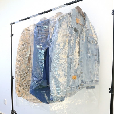 GARMENT BAG for Storage Reusable Thickened PE Transparent Dust Bag