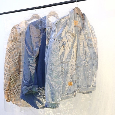 Transparent Non-Toxic Clothing Plastic Dustproof Bags for Garment Storage Customized