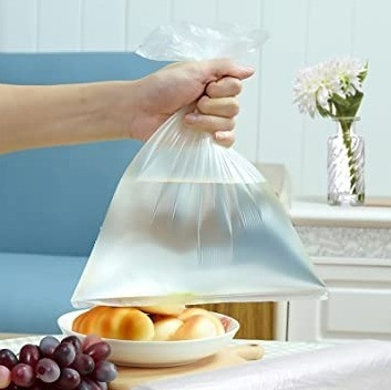 Clear Plastic Produce Bags 5-40 mic Thickness Ideal for Bread Fruits Vegetable Storage