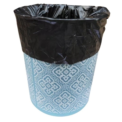 Black HDPE/LDPE/LLDPE Strong Star Sealed Garbage Bags for Office Waste Basket Liners