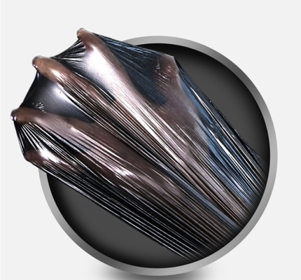 Black HDPE/LDPE/LLDPE Strong Star Sealed Garbage Bags for Office Waste Basket Liners