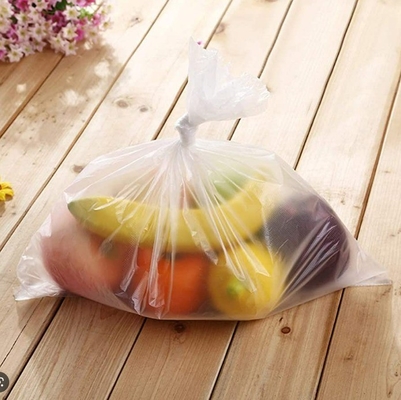 Plastic Produce Bag for Food Storage Flat or Handle Tie HDPE/LDPE/LLDPE Material