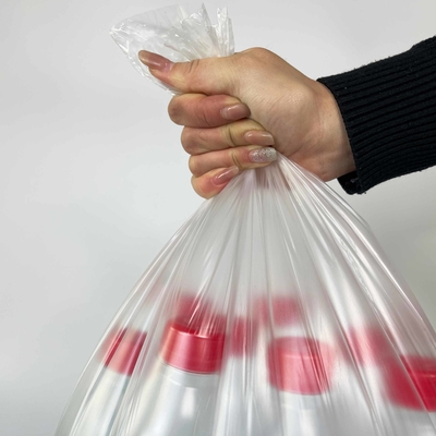Supermarket Household Roll Type Plastic Garbage Bag with Flat Mouth and Point Break