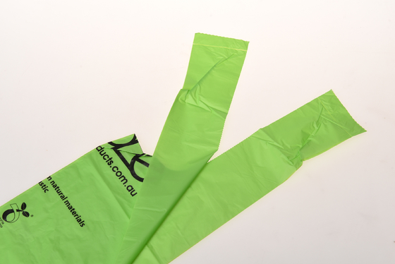Green 40% Biosource Material Structure Custom Grocery Plastic Reusable Shopping Bags