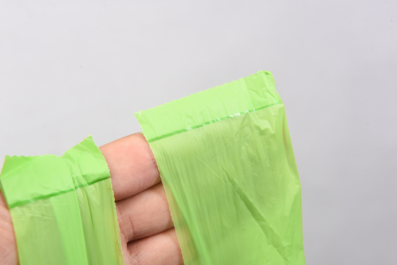 Green 40% Biosource Material Structure Custom Grocery Plastic Reusable Shopping Bags