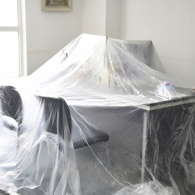 Garbage Bags for Protective Plastic Dropcloth Style PE Material Dustproof Sofa Covers