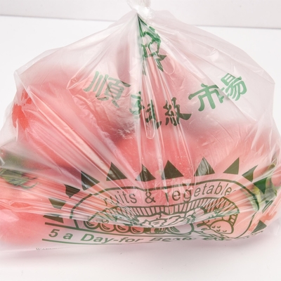 Transparent Food Packing Bag on Roll with Thickness 5-40 mic and Customizable Options
