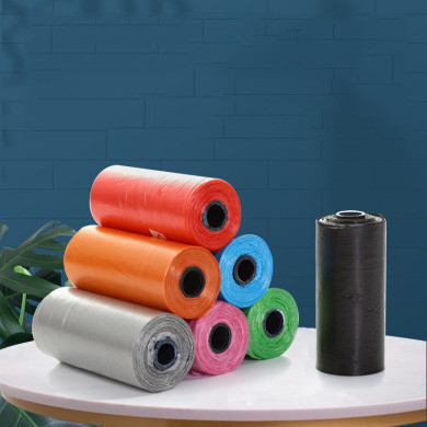 Custom Logo Black Bin Carrier Refuse Sacks Liners Bags for Biodegradable Waste Garbage