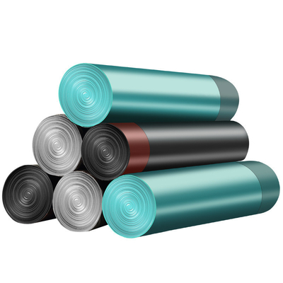 Customizable Household Cleaning Garbage Bags with Drawstring Portable and Thickened