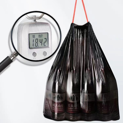 Un-Scented Drawstring Plastic Liners for Office Trashcan Waste Basket Garbage Waste
