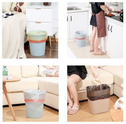 Un-Scented Drawstring Plastic Liners for Office Trashcan Waste Basket Garbage Waste