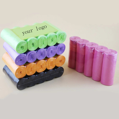 OEM Accepted Compostable Cornstarch Biodegradable Plastic T-Shirt Bag for Garbage