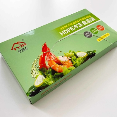 100% Virgin HDPE Vegetable Fruit Flat Bag on Roll Thickness 5-50 mic Bulk Packaging