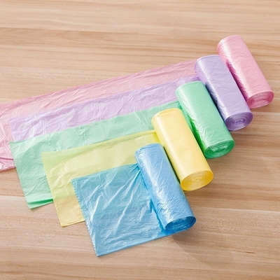 Customed Biodegradable Plastic PE Vest Type Reusable Bags on Roll for Supermarkets