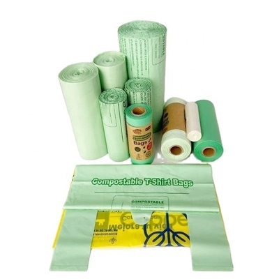 Garbage Waste Biodegradable Compostable Plastic Bags with PBAT/PLA/Starch Material