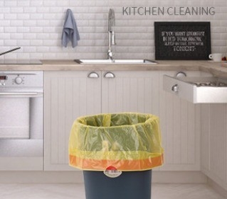 Office and Kitchen Disposable Drawstring Garbage Bag with Certificate ok compost