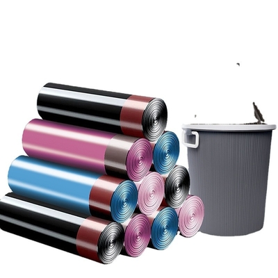 Customized Logo Accepted Customization Drawstring Plastic Garbage Bag With Drawstring