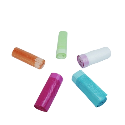 Customized Logo Accepted Customization Drawstring Plastic Garbage Bag With Drawstring