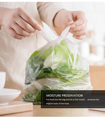Household Vest Type Fresh-Keeping Bag for Supermarket and Refrigerator Flexo Printing