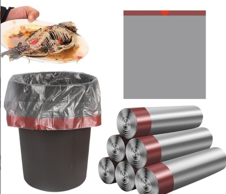 Household Drawstring Garbage Bag with Automatic Closure and ok compost Certification