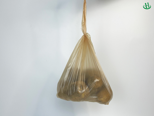 Breathable perforated bag for fruit and vegetable white transparent thickened plastic bag