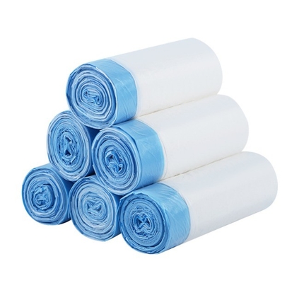 Logo Printed Drawstring Trash Bags for Easy and Hygienic Garbage Collection