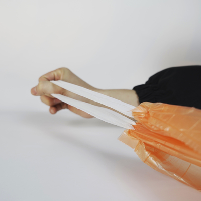 Colorful HDPE Disposable Garbage Bag with Drawstring Closure Convenient and Practical