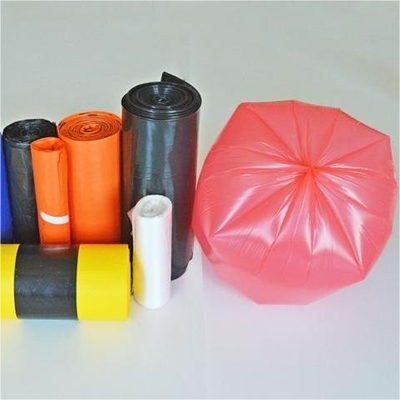 Custom Order Offset Printing Plastic Flat Trash Bag Without Drawstring Can Liner