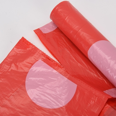 5-50 Mic Thickness Green Custom Logo Printing Orange Plastic Scented Garbage Bag