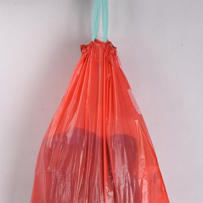 5-50 Mic Thickness Green Custom Logo Printing Orange Plastic Scented Garbage Bag